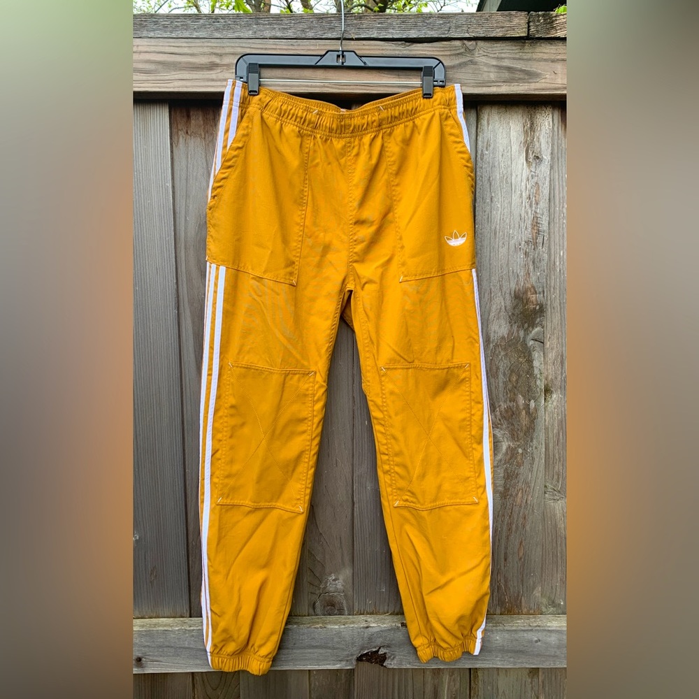Mens adidas Canvas Pants with Knee Patches
